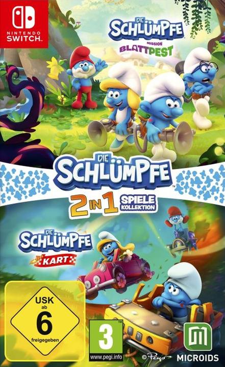 Image du produit Microids Die Schlümpfe 2 in1 Spiele Kollektion (Switch, DE)