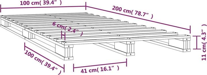 Actual product image VidaXL Yasmine (100 x 200 cm)