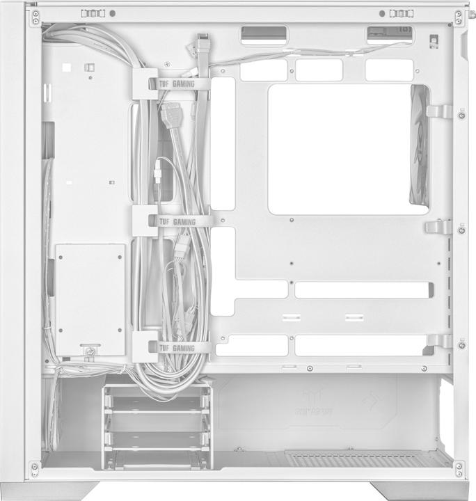 Produktbild ASUS TUF Gaming GT302 TG ARGB White (ATX, mATX, Mini-ITX)