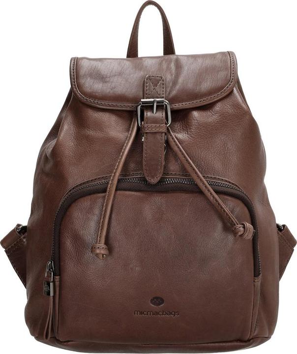 Micmacbags Alltags -Rucksack - Dunkelbraun - Leder