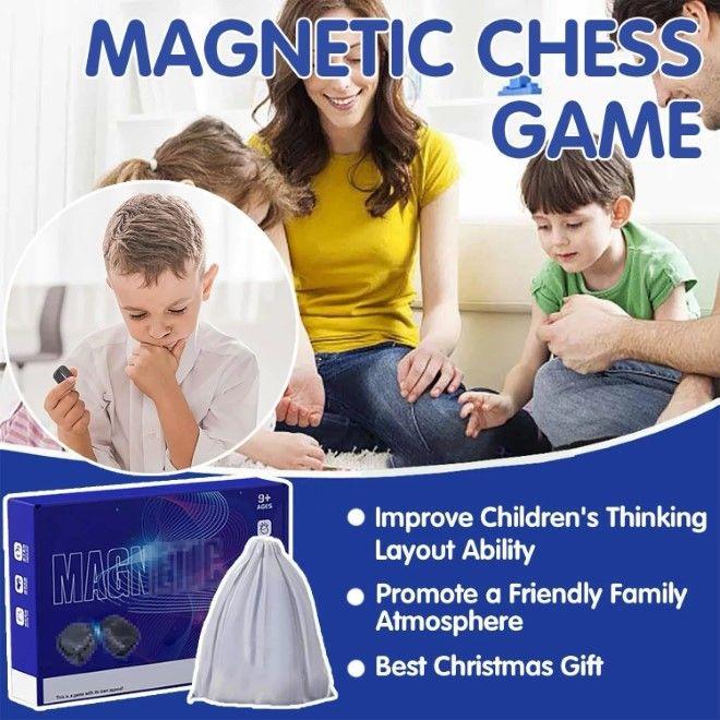Immagine prodotto MU Classic Magnetic Chess - Magnetsteine verbinden vermeiden