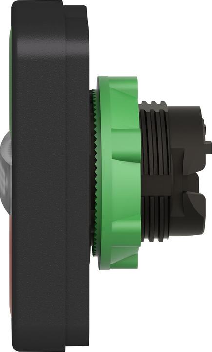 Produktbild Schneider Electric Leucht-Doppeldrucktaster grün flach/rot ZB5AW7A3740