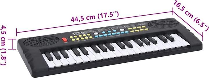 Image du produit VidaXL Clavier avec microphone (37 Boutons)