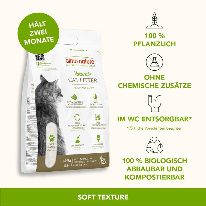 Image du produit Almo Nature Litière pour chats (Agglomérant, 4.54 kg)