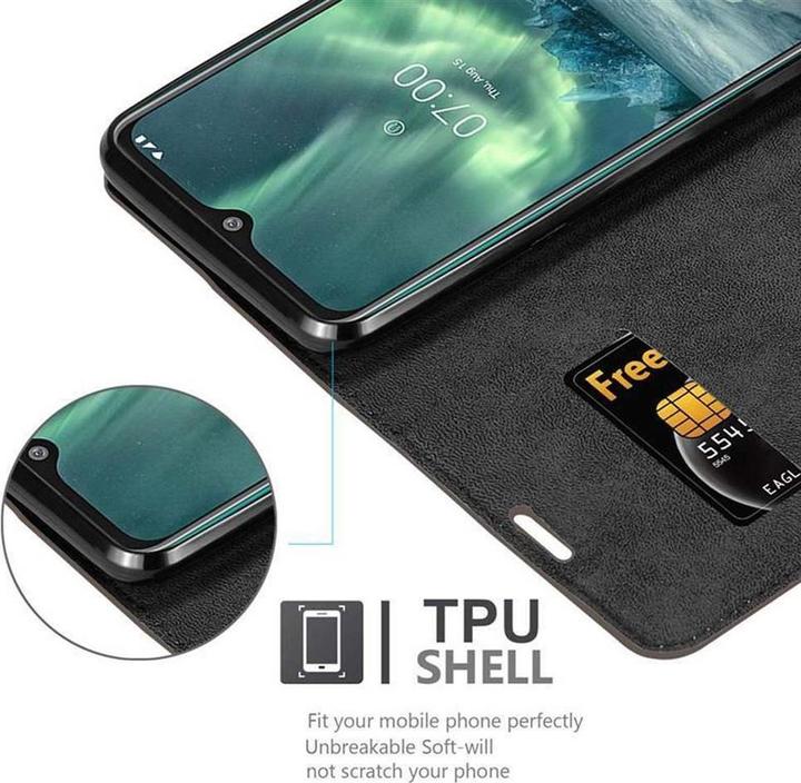 Productafbeelding Cadorabo Boek Onzichtbare Magneethoes (Nokia 7.2)