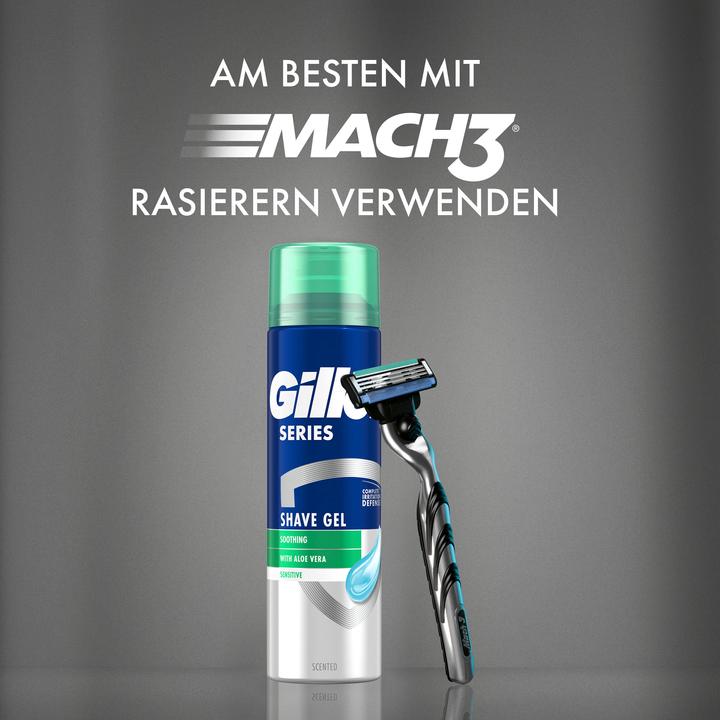 Immagine prodotto Gillette Gel da barba lenitivo con aloe vera (400 ml)