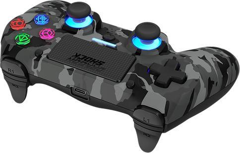Produktbild DragonShock Controller Mizar Wireless grau camo PS4 (PS4)