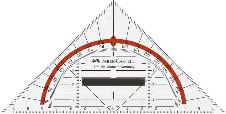 Faber-Castell Geodreieck 14 cm mit Griff (140 mm)