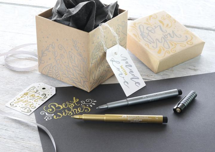 Produktbild Faber-Castell Pitt Artist Pen Metallic (Blau, 1 x)