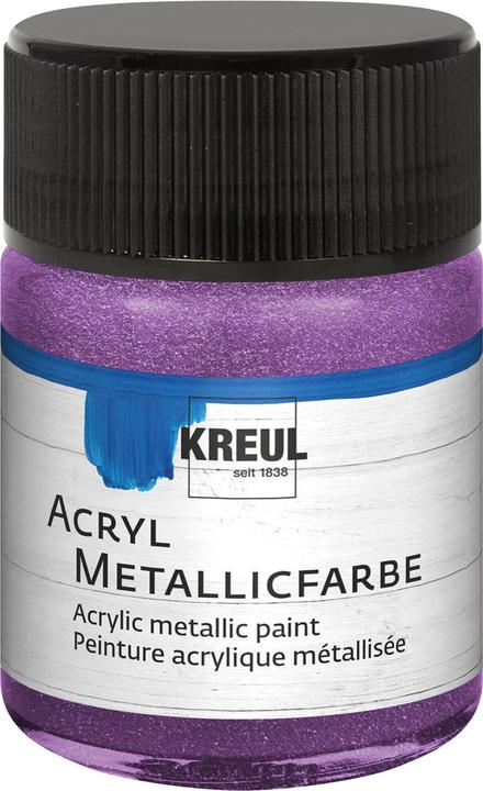 Actual product image Kreul Acrylic metallic paint, creamy opaque, 50 ml (Lilacs, 50 ml)
