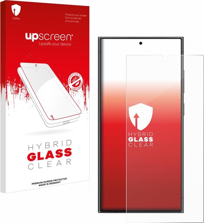 Actual product image upscreen Scratch Shield armoured glass film (1 Piece, Samsung Galaxy S24 Ultra)