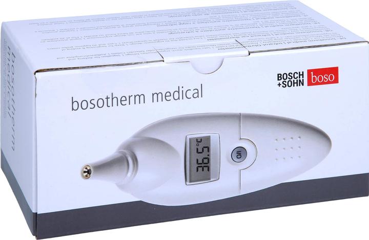 Actual product image Boso Bosotherm medical ear thermometer with protective caps (Ear)