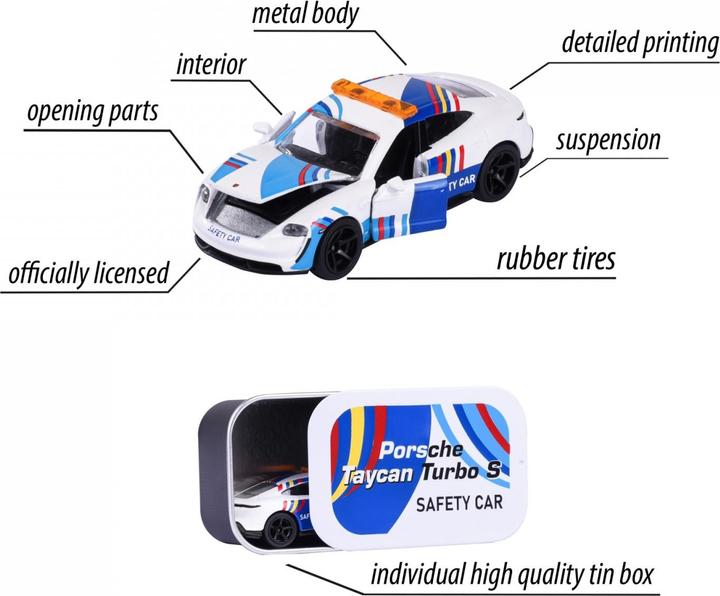 Produktbild Majorette Porsche Motorsport Deluxe Taycan Turbo S