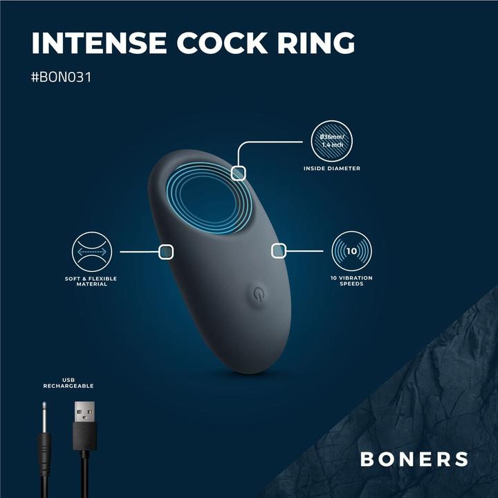 Image du produit Boners Anneau vibrant pour pénis (3.20 cm)