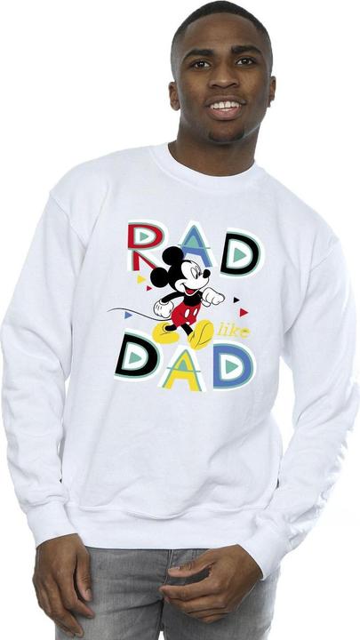 Actual product image Disney Mens Mickey Mouse Rad Dad Sweatshirt (XXL)
