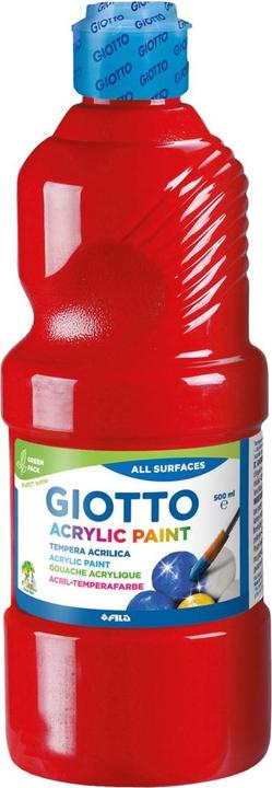 Produktbild Giotto Flasche 500ml Acryl Tempera (Rot, 500 ml)