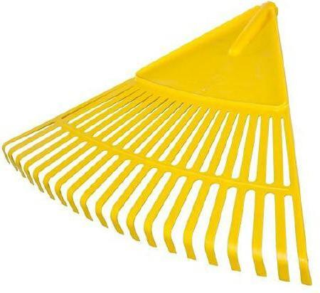 Image du produit Kard Râteau à feuilles en plastique jaune (279)