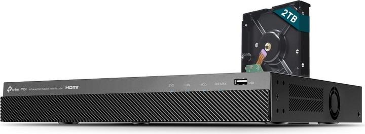 TP-Link Registratore Di Rete 8 Ch Poe+ (Videoregistratore di rete (NVR))