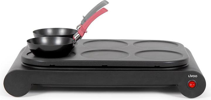Image du produit Livoo Set mini woks, crêpière et grill (Prise UE)