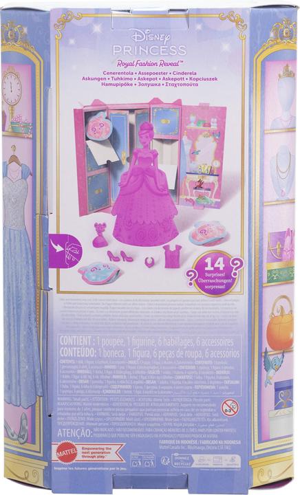 Produktbild Disney Princess Disney Prinzessin FD Doll + Fashion Surprise - Cinderella OS