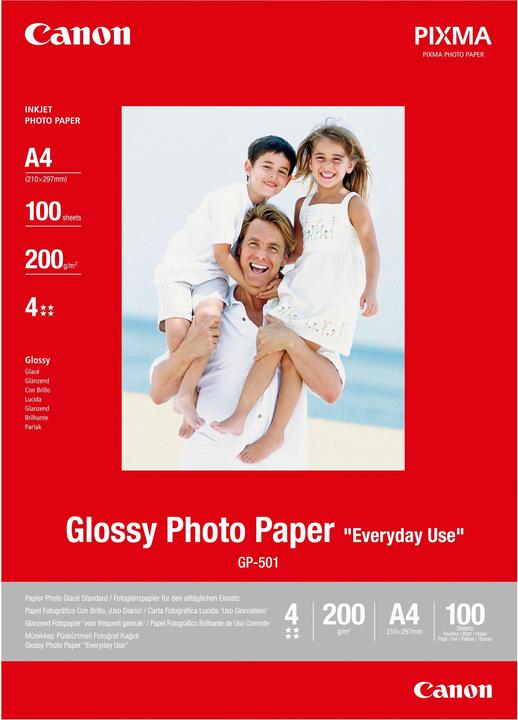Actual product image Canon GP-501 Glossy Photo (200 g/m², A4, 100 x)