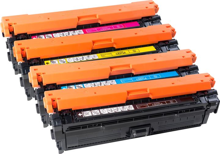 Produktbild Tonerfabrik Toner SET CE270A / 650A Set mit allen vier Farben (M, BK, Y, C)