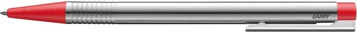 Actual product image Lamy Ballpoint pen 205 logo, refillable, large capacity blue refill, matt in various colors (Silver, 1 x)
