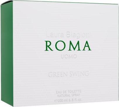 Actual product image Laura Biagiotti Roma Uomo Green Swing Eau de Toilette 200ml (Eau de toilette, 200 ml)