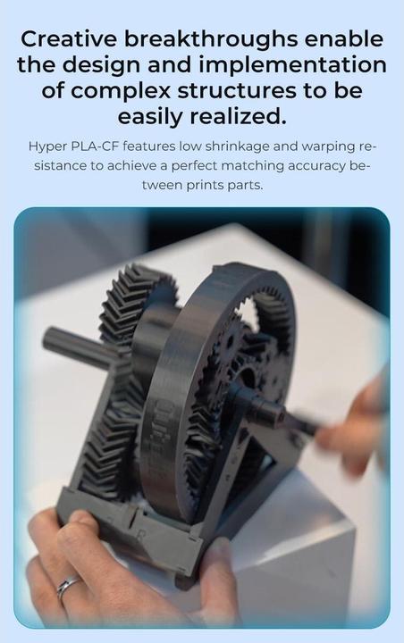 Immagine prodotto Creality Hyper Carbon (Carbonio, 1.75 mm, 1000 g, Verde)