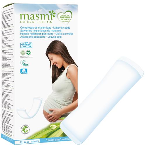 Produktbild Masmi Bio Wochenbetteinlagen (10 x, Wochenbettbinden)
