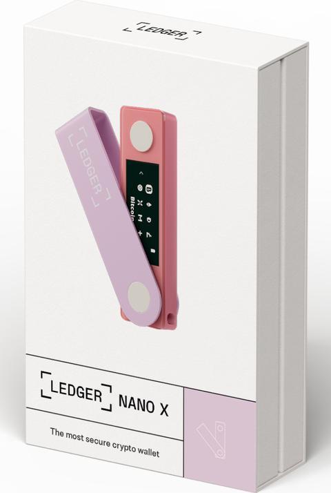 Actual product image Ledger Nano X - Pastel Pink (Bitcoin, Ethereum Classic, Others)