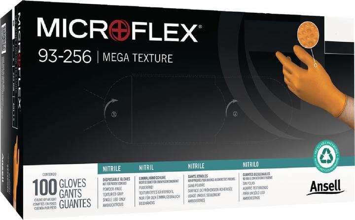 Immagine prodotto Ansell Einweg-Nitril-Handschuhe Microflex Mega Texture 93-256 (S)