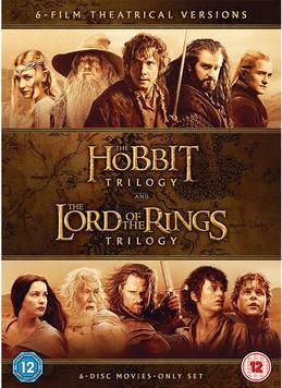 Warner Bros Hobbit Trilogy/The Lord Of The Rings Trilogy (DVD)