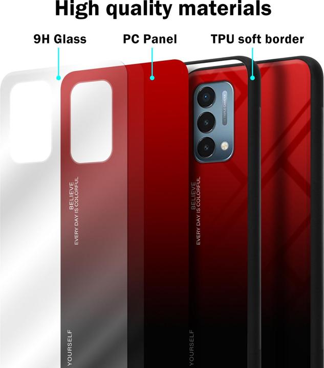 Immagine prodotto Cadorabo Manicotto per vetro in TPU a 2 colori (OnePlus Nord N200 5G)