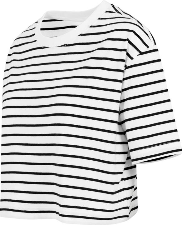 Immagine prodotto Urban Classics Tee corto a strisce da donna sovradimensionato (XS)