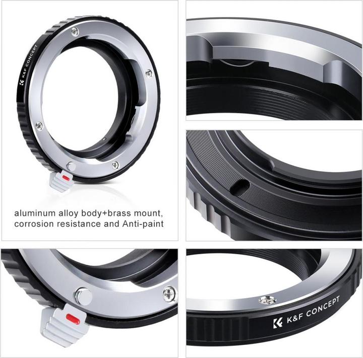 Actual product image K&F Concept High Precision Lens Adapter Mount, LM-M4/3