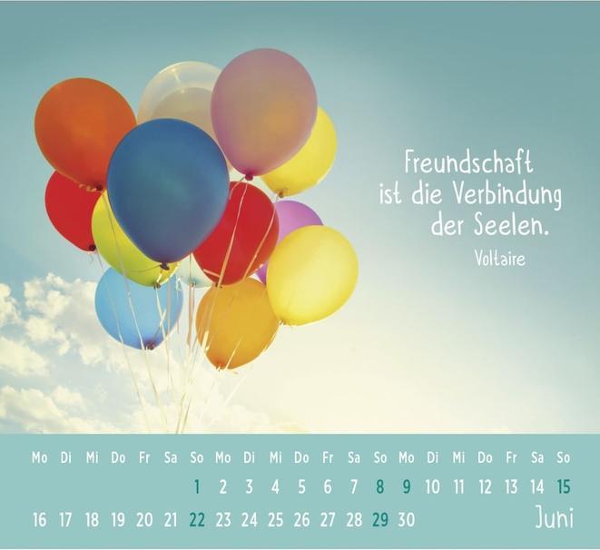 Produktbild Mini-Kalender 2025: Der kleine Freundschaftskalender (Harter Einband, Deutsch)