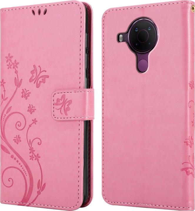 Image du produit Cadorabo Pochette Flower Book (Nokia 5.4)