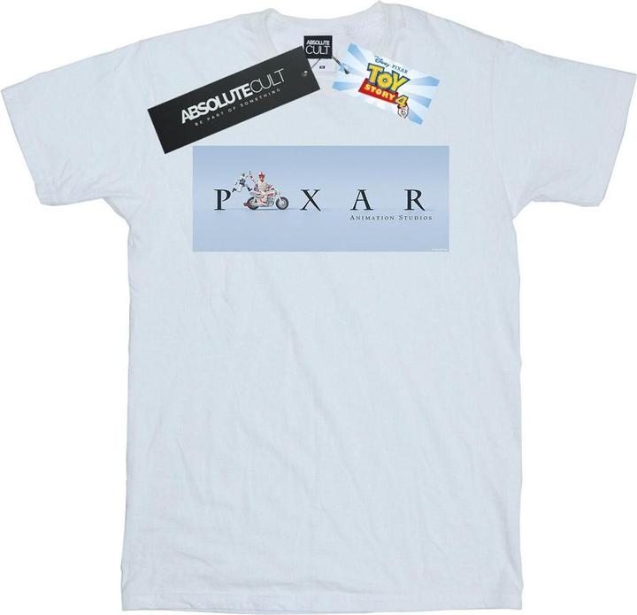 Actual product image Disney Womens/Ladies Toy Story 4 Duke Caboom Pixar Studios Logo Cotton Boyfriend T-Shirt (XXL)