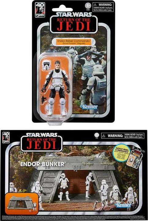 Produktbild Hasbro Star Wars Episode VI Vintage Collection - Playset Endor Bunker mit Endor Rebel Commando