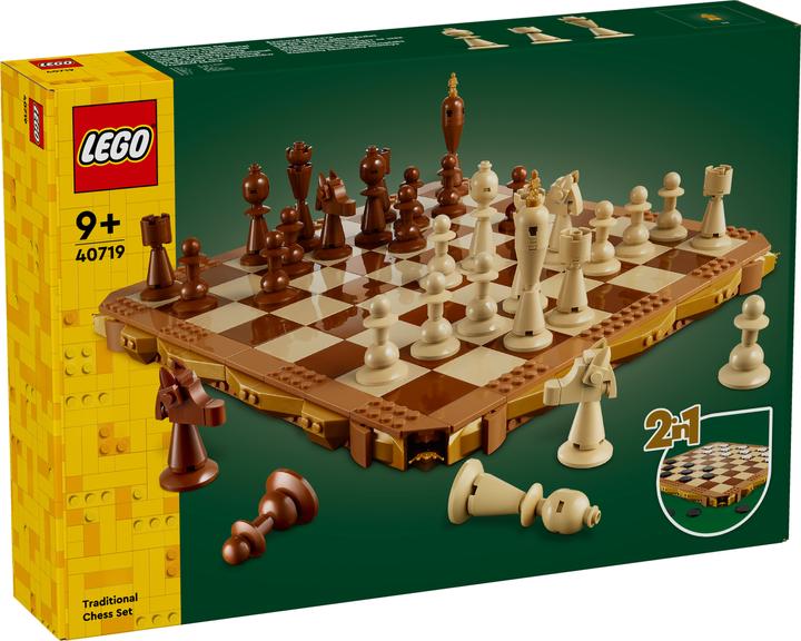 Actual product image LEGO Traditional chess game (40719, LEGO Classic)