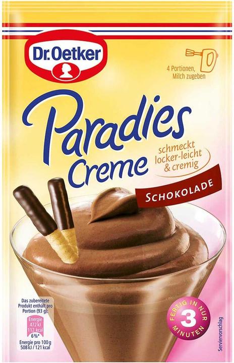 Immagine prodotto Dr. Oetker Crema di cioccolato del paradiso (74 g)