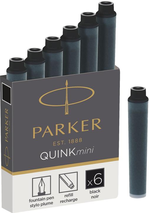 Parker Pen Quink Mini Schachtel (Füllertinte, Schwarz)