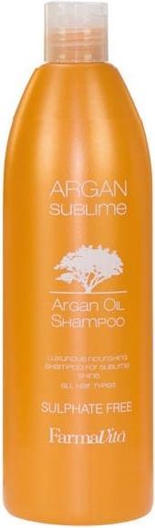 Farmavita Argan Sublime Oil Shampoo, Kvinder, Proffesionelle, Shampo, Følsomt hår, Alle farver, 1000 (1000 ml, Flüssiges Shampoo)