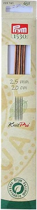 Image du produit Prym 1530 Aiguilles à tricoter en bas 2.50 mm, 20 cm, bois de bouleau