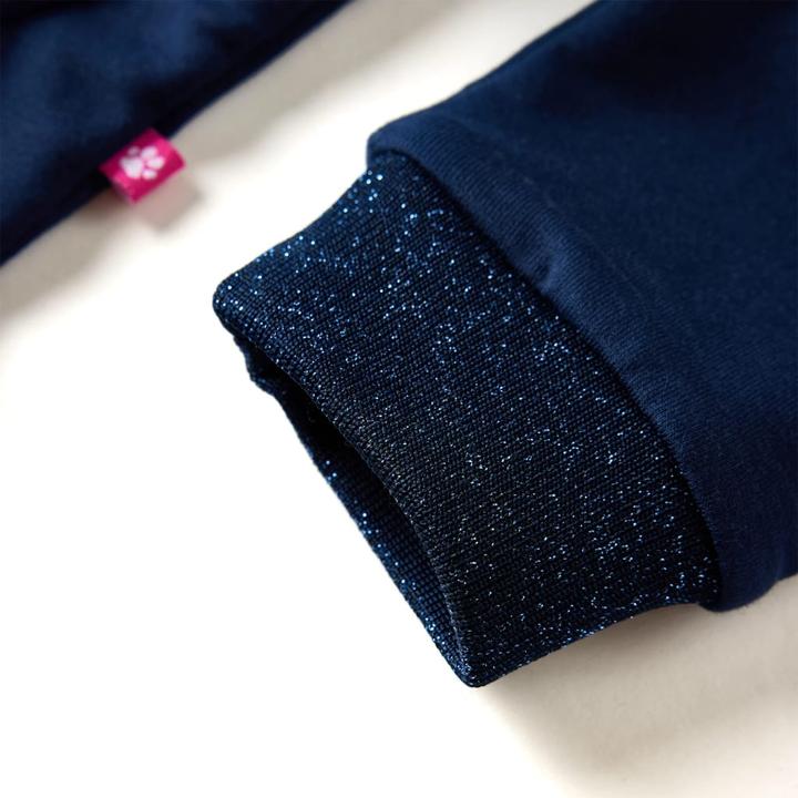 Immagine prodotto VidaXL Abito da bambino con maniche lunghe blu navy 116,Materiale: 95 (116)