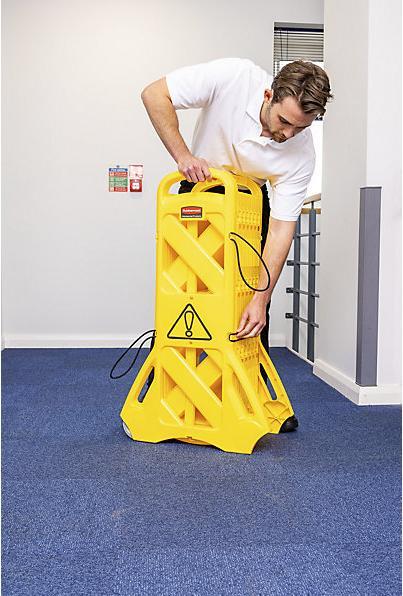 Produktbild Rubbermaid Absperrzaun aus Polyethylen, mobil