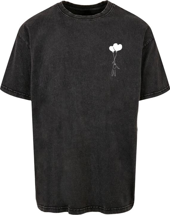 Produktbild Merchcode Love In The Air Acid Washed Heavy Oversize Tee - 136177 (XL)