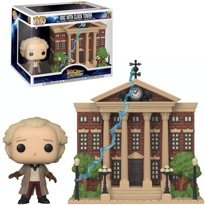 Actual product image Funko POP! - Back to the Future: Doc with Clock Tower