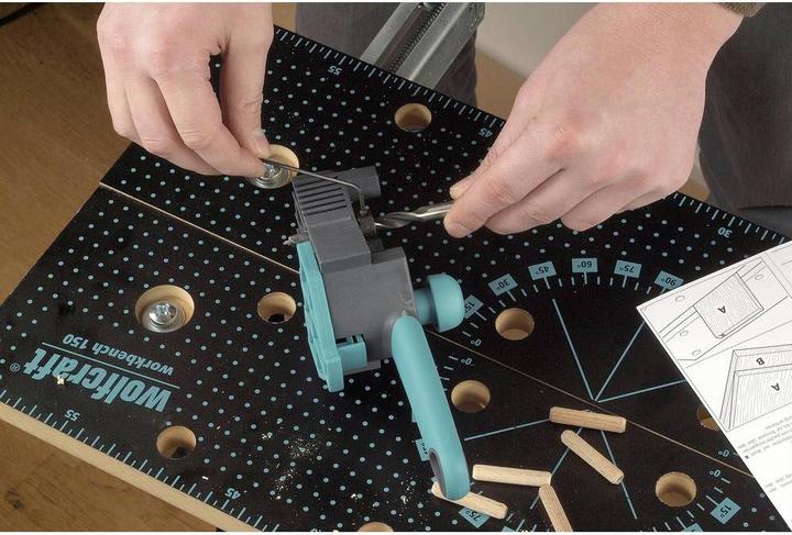 Actual product image wolfcraft Dowelmaster - dowel gauge for wood joints (1 pcs.)
